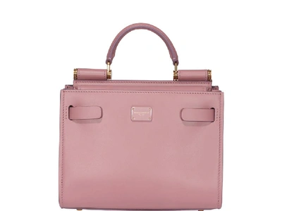Shop Dolce & Gabbana Sicily 62 Tote Bag In Pink