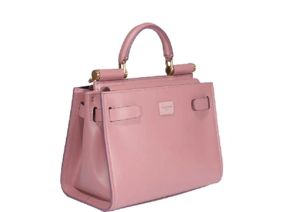 Shop Dolce & Gabbana Sicily 62 Tote Bag In Pink