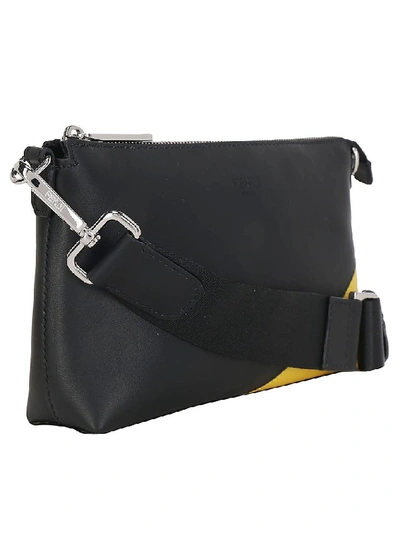 Shop Fendi Bag Bugs Clutch Bag In Black