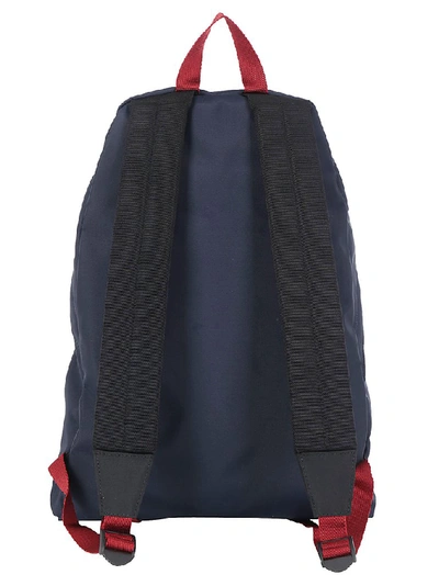 Shop Balenciaga Wheel Logo Backpack In Blue