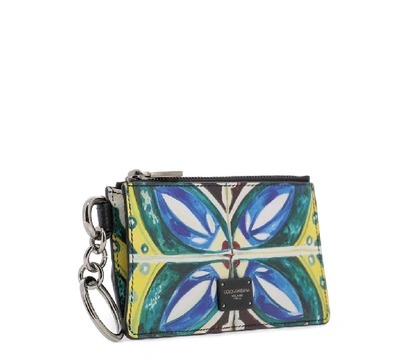 Shop Dolce & Gabbana Printed Cardholder In Multi