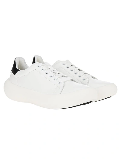 Shop Marni Banana Sneakers In White
