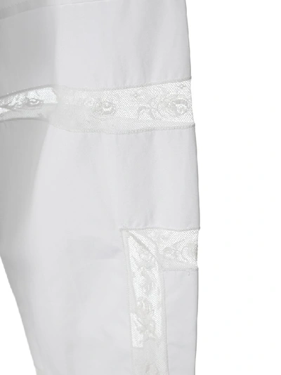 Shop Prada Shirt Dress In White