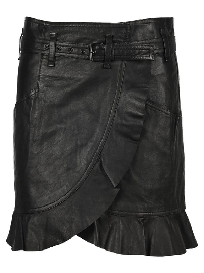 Shop Isabel Marant Étoile Isabel Marant Qing Skirt In Black