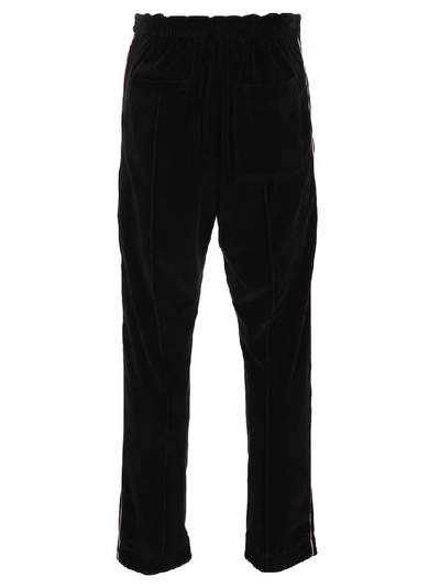 Shop Haider Ackermann Contrasting Piping Trousers In Black