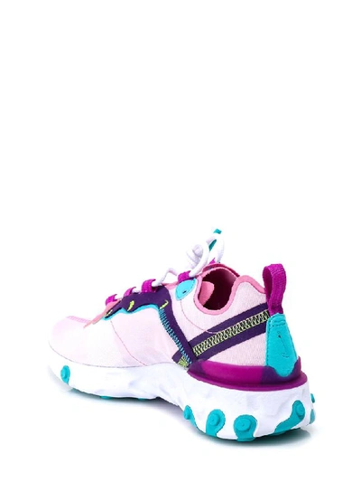 Shop Nike React Element 55 Sneakers In Purple