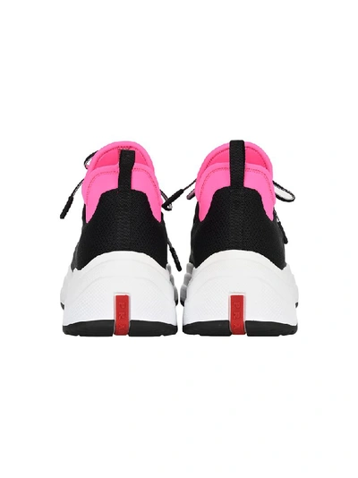 Shop Prada America's Cup Sneakers In Multi