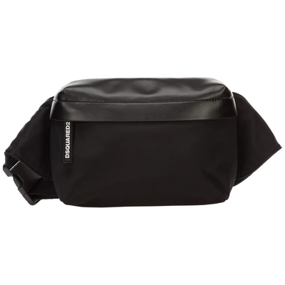 Shop Dsquared2 Men's Belt Bum Bag Hip Pouch In Black