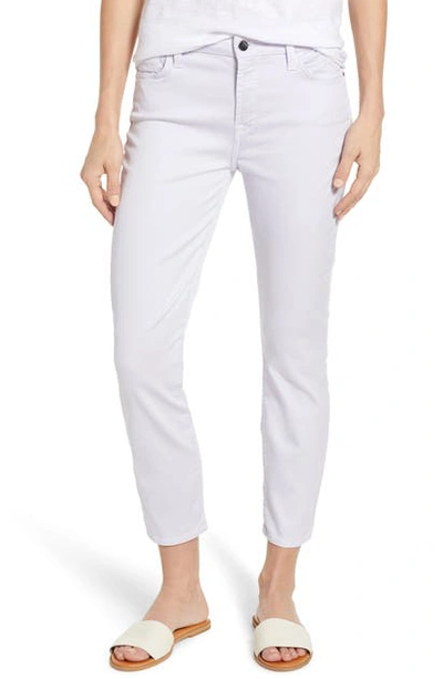Shop Jen7 By 7 For All Mankind Sateen Ankle Skinny Jeans In Lavender