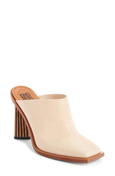 Shop Givenchy Show Square Toe Mule In Desert