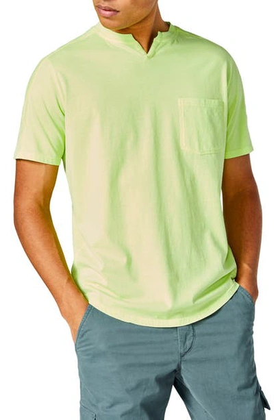 Shop Good Man Brand Premium Cotton T-shirt In Citron