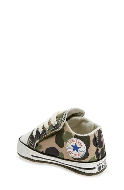 Shop Converse Chuck Taylor All Star Cribster Low Top Crib Shoe In Khaki/ Vintage White/ Black