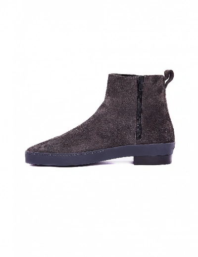 Shop Fear Of God Suede Santa Fe Chelsea Boots In Grey