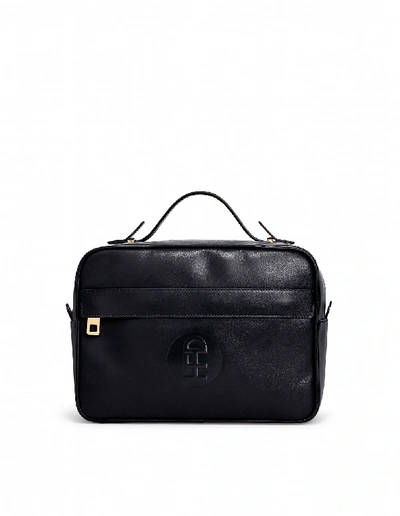 Shop Comme Des Garcons X Honey Fucking Dijon Black Leather Bag