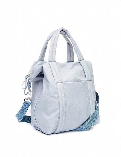 Shop Maison Margiela Light Blue Textile Shopper Bag