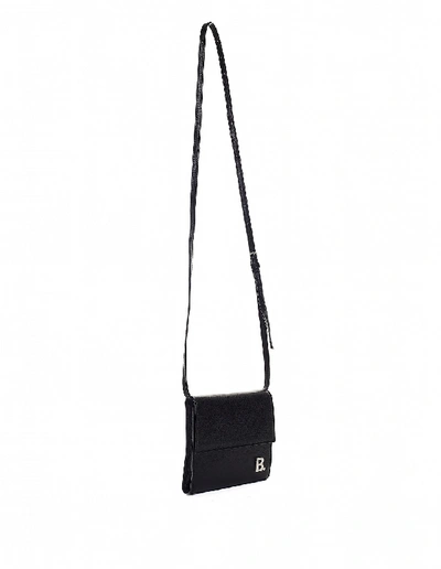 Shop Balenciaga Black Square Foldable B. Pouch