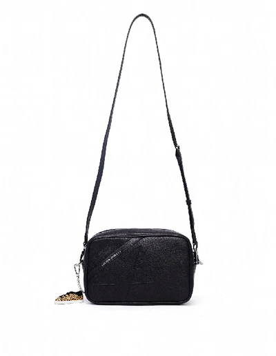 Shop Golden Goose Black Leather Star Bag