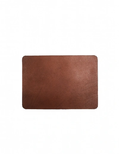 Shop Isaac Reina Brown Leather Mouse Pad