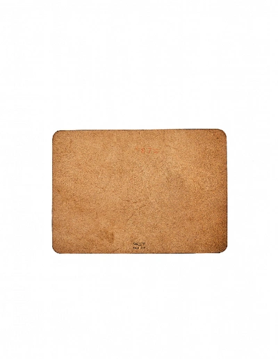 Shop Isaac Reina Brown Leather Mouse Pad