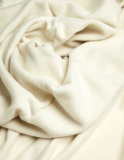 Shop Leon Emanuel Blanck Cashmere Blanket In White