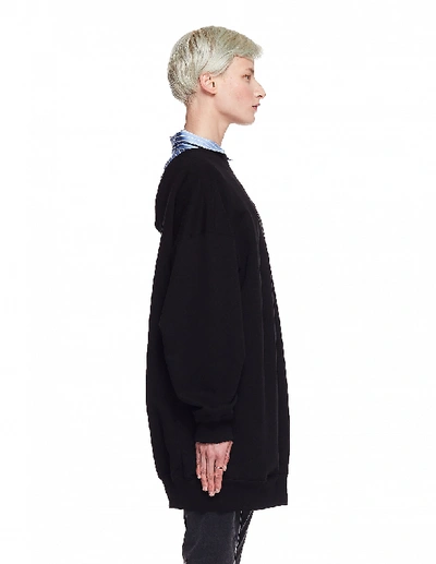 Balenciaga Black Cotton Cristobal Sweatshirt | ModeSens