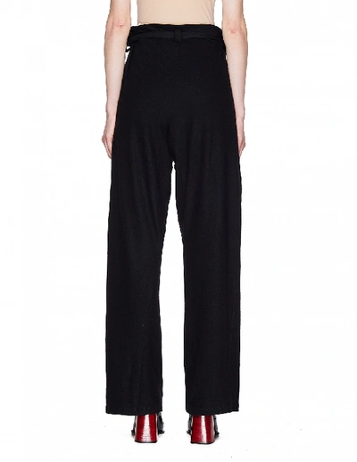 Shop The Row Black Cashmere Roslin Pants