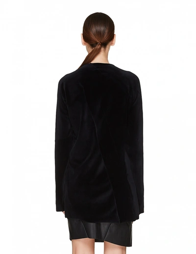 Shop Leon Emanuel Blanck Black Velvet Top