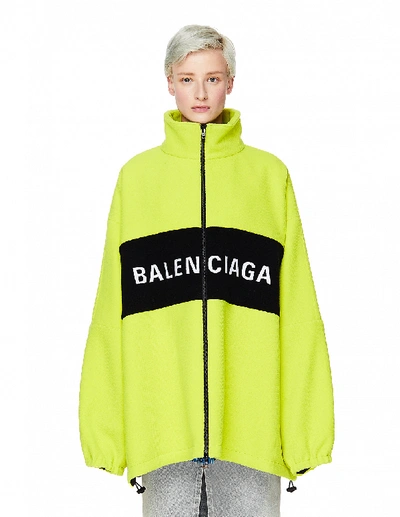 Balenciaga windbreaker neon green sale