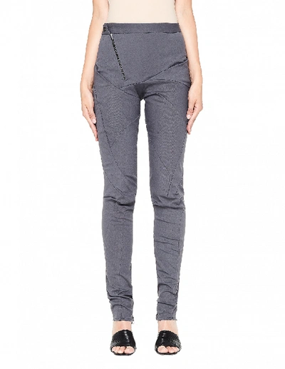 Shop Leon Emanuel Blanck Grey Distortion Trousers