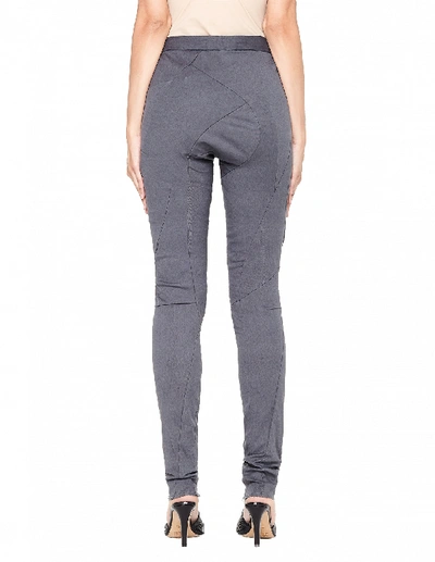 Shop Leon Emanuel Blanck Grey Distortion Trousers