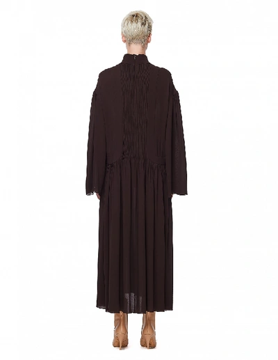 Shop The Row Brown Silk Teresa Dress