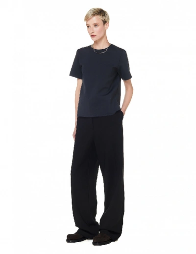 Shop The Row Black Wool Matea Pants