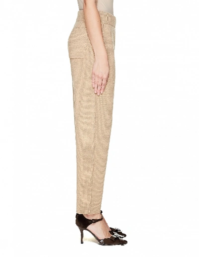 Shop Haider Ackermann Beige Wool & Cashmere Knitted Trousers