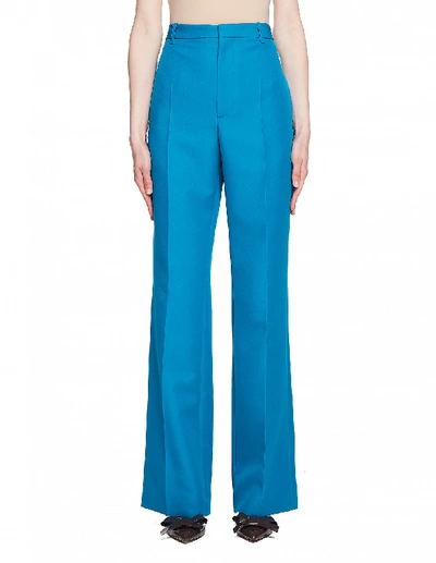 Balenciaga Synthetic Fibers Trousers In Blue