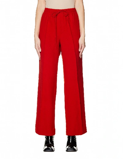 Shop Undercover Red Wool Trousers