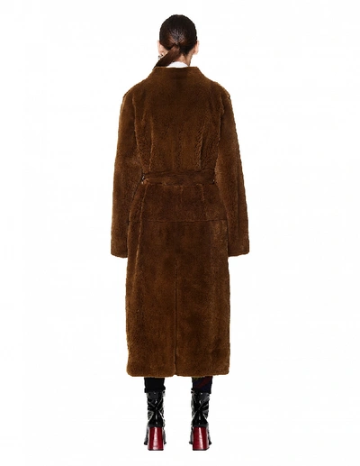 Shop The Row Terin Khaki Mink Fur Coat