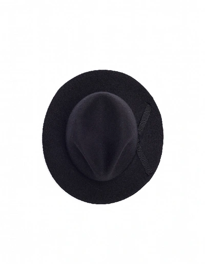 Shop Yohji Yamamoto Grey Wool Hat