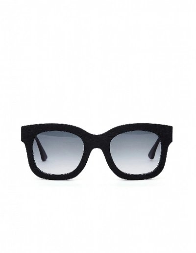 Shop Thierry Lasry Black Unicorny Sunglasses
