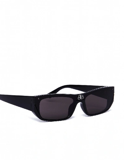 Shop Balenciaga Black Barrow Bb Sunglasses