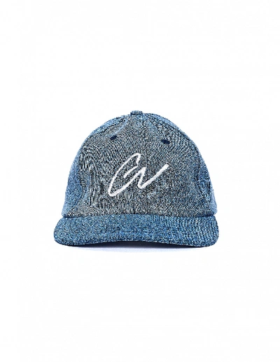 Shop Greg Lauren Blue Denim Gl Cap