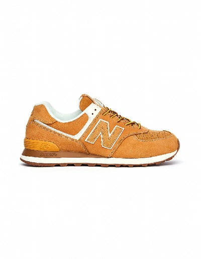 Shop Junya Watanabe Beige New Balance 574 Sneakers