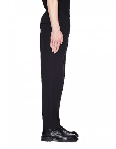 Shop Balenciaga Black Logo Printed Sweatpants