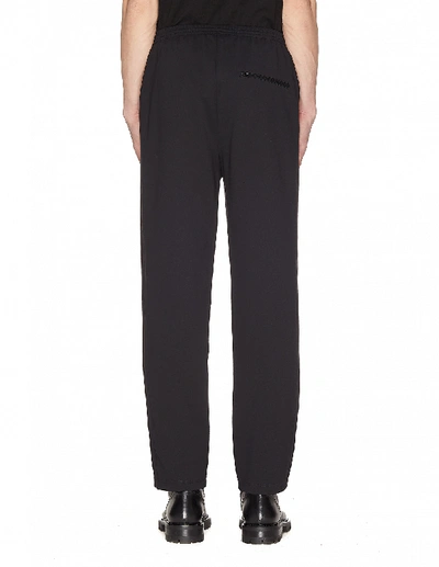 Shop Balenciaga Black Logo Printed Sweatpants