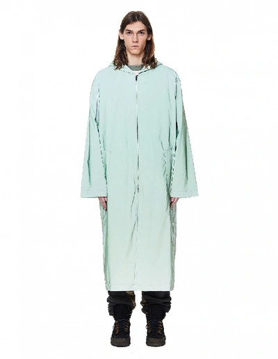 Fear Of God Green Reflective Hooded Coat In Green