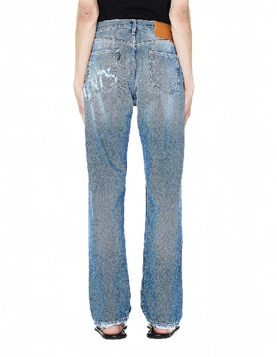 Shop Vetements Light Blue Anarchy Jeans