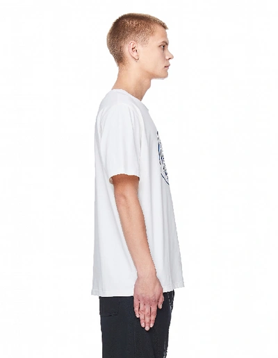 Shop Pigalle White Cotton Basketball Printed T-shirt