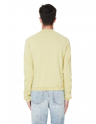 Shop Haider Ackermann Yellow Cotton Sweatshirt