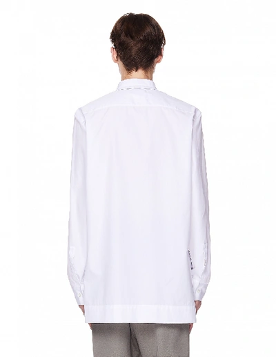 Shop Maison Margiela White Cotton Shirt