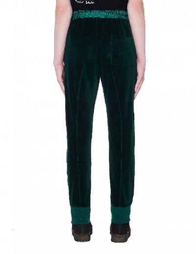 Shop Haider Ackermann Green Vetvet Trousers