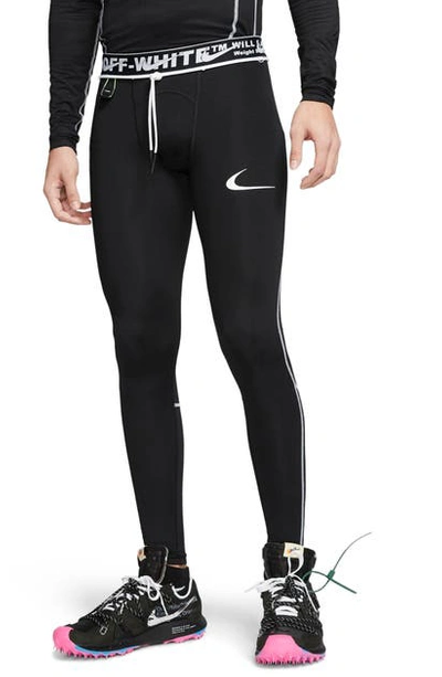 Shop Nike X Off-white Performance Training Tights In Black